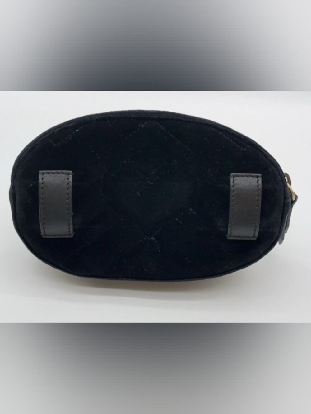 SALE! Gucci Black Velvet GG Marmont Body Waist Bag W/DB - Picture 6 of 16